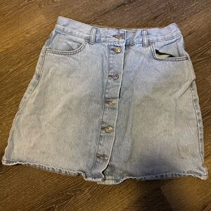 ASOS design denim skirt